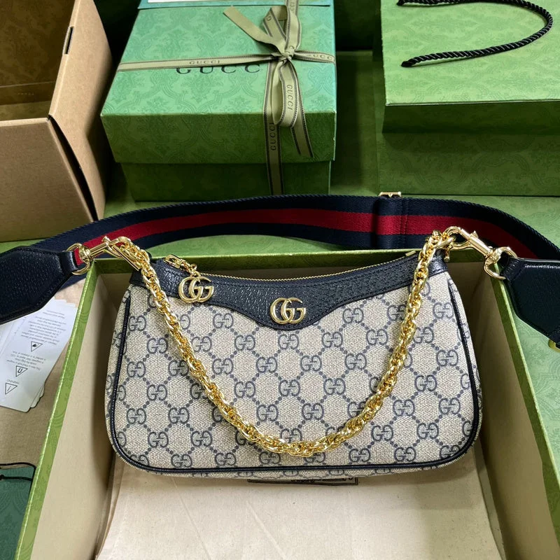 Ladies Gucci shoulder bags with a wide - width strapWF - Gucci Bags - 170