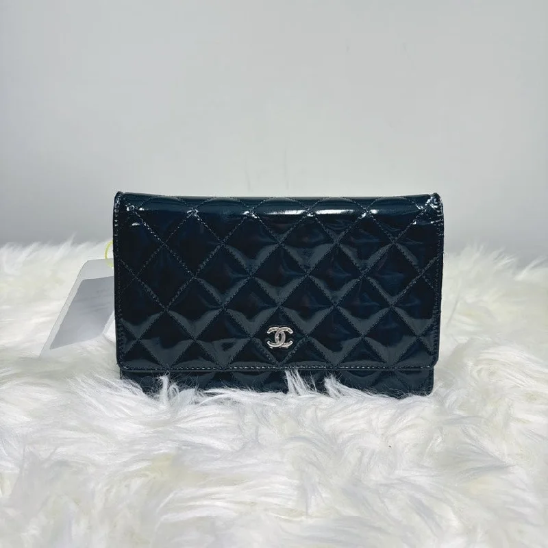 Chanel Small Crossbody Bag for TravelChanel Black Quilted Leather Wallet On Chain Bag