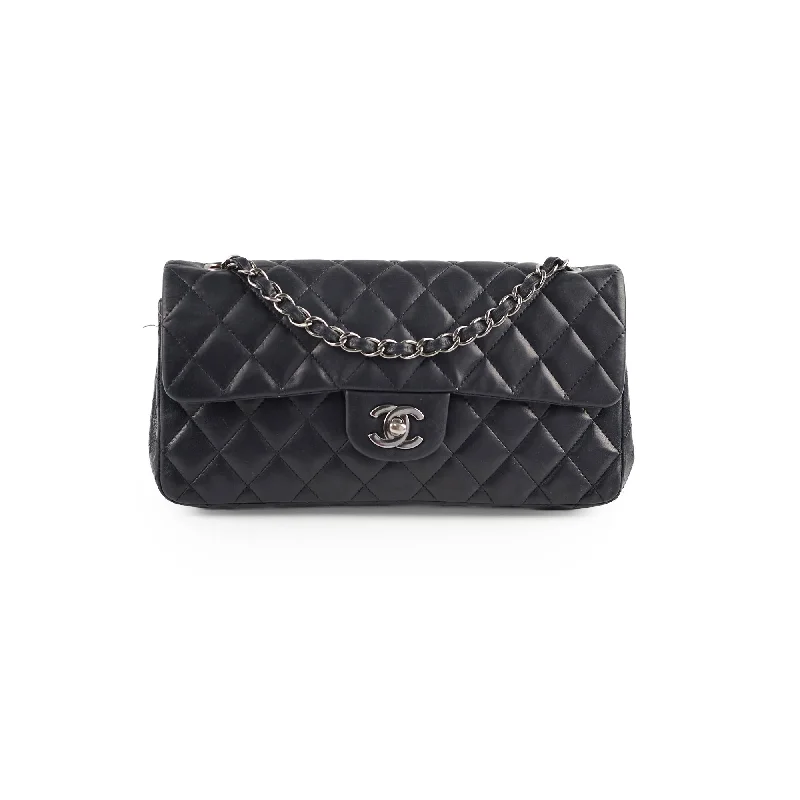 Chanel Black Handbag for Business MeetingsChanel East West Flap Black