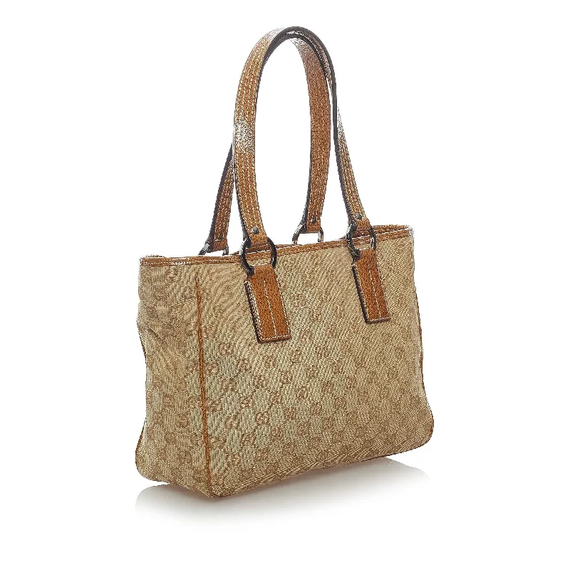 Women Gucci bags with a detachable mirror insideGucci GG Canvas Handbag (33256)