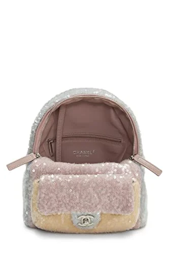 Chanel Lightweight Handbag for Daily ErrandsChanel,  Multicolor Sequin Waterfall Backpack Mini, Multi