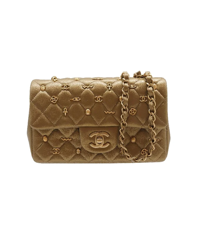 Chanel Classic Flap Bag for Evening PartyChanel Mini Matelasse Egyptian Charm Metiers d'Art Collection Matelasse Chain Shoulder Bag - DXBS2762