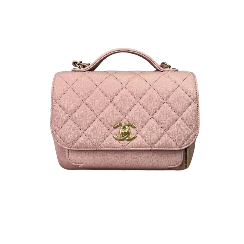 Chanel Chain Strap Handbag for Everyday UseMedium Business Affinity Flap Caviar Pink LGHW