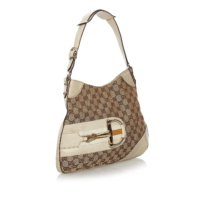 Ladies Gucci Dionysus bags with a star - shaped charmGucci GG Canvas Hasler Shoulder Bag (33637)