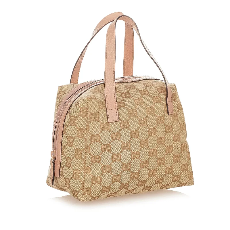 Women Gucci Sylvie bags with a monogram - embossed leatherGucci GG Canvas Handbag (24511)