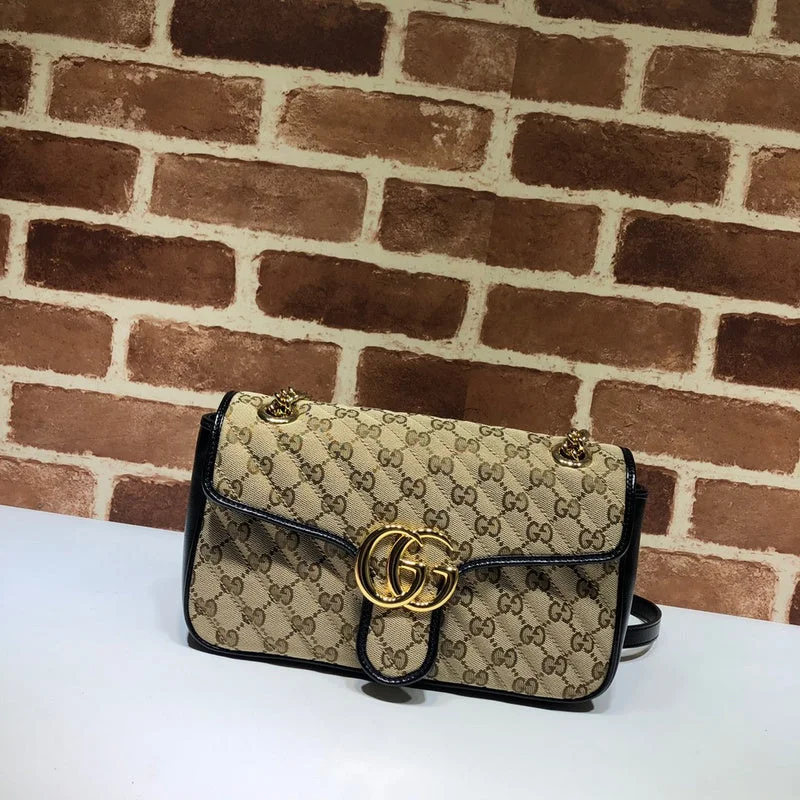 Ladies Gucci shoulder bags with a magnetic - closure flapWF - Gucci Bags - 1639