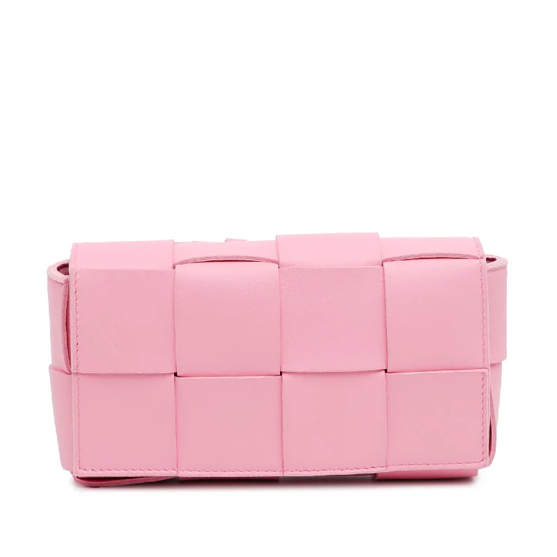 Chanel Classic Flap Bag for Evening PartyPink Bottega Veneta Mini Nappa Intrecciato Cassette Belt Bag