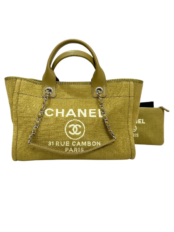 Chanel Classic Flap Bag for Evening PartyChanel Light Khaki Deauville