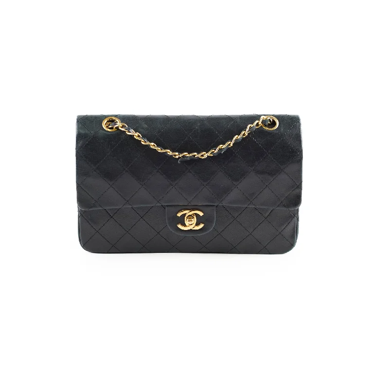 Chanel New Arrival Handbag with Gold HardwareChanel Medium/Large Vintage Double Classic Flap Black