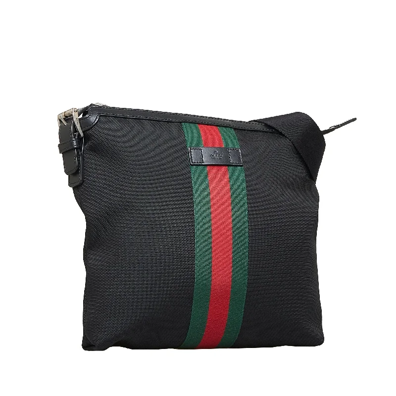 Gucci backpacks for women with a padded laptop compartmentGucci Web Crossbody Bag (SHG-KnXXwu)