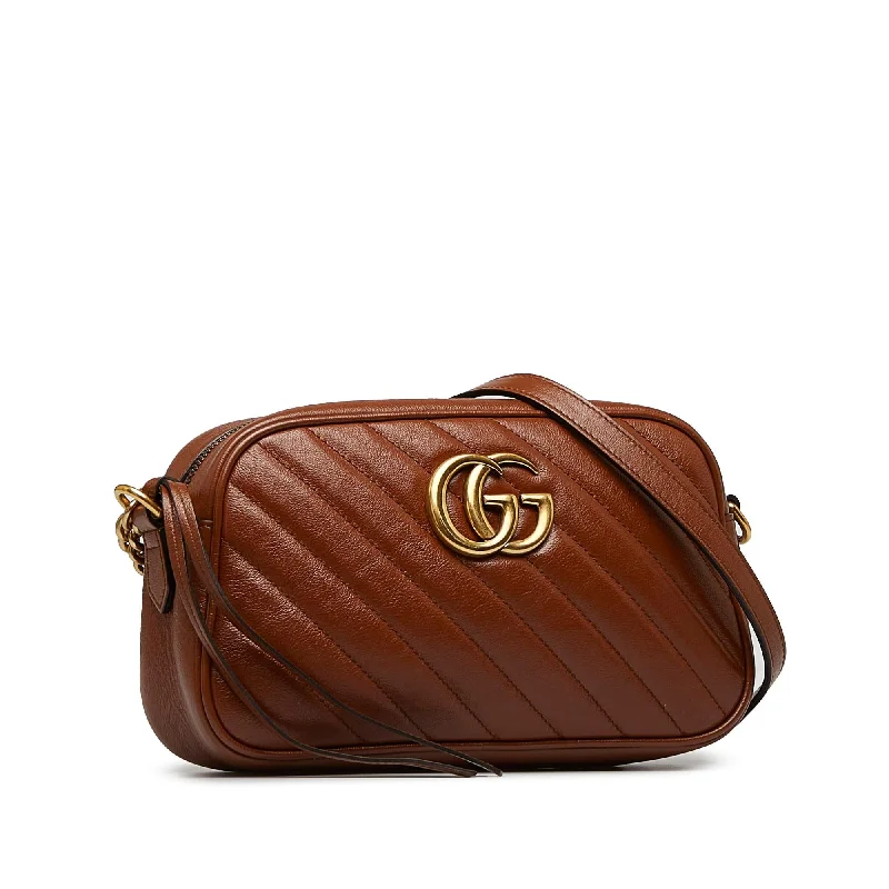 Ladies Gucci Dionysus bags with a chain - link shoulder strapGucci Small GG Marmont Matelasse Crossbody (SHG-FLjedm)