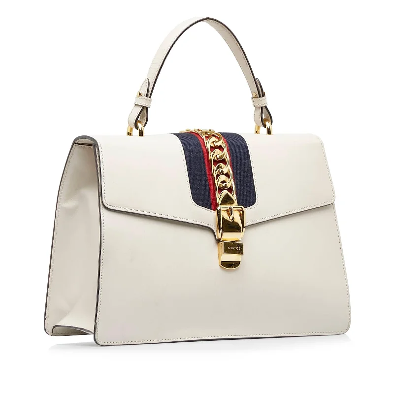 Women Gucci bags with interlocking G hardware for a classic lookGucci Sylvie Web Satchel (SHG-RIchpP)