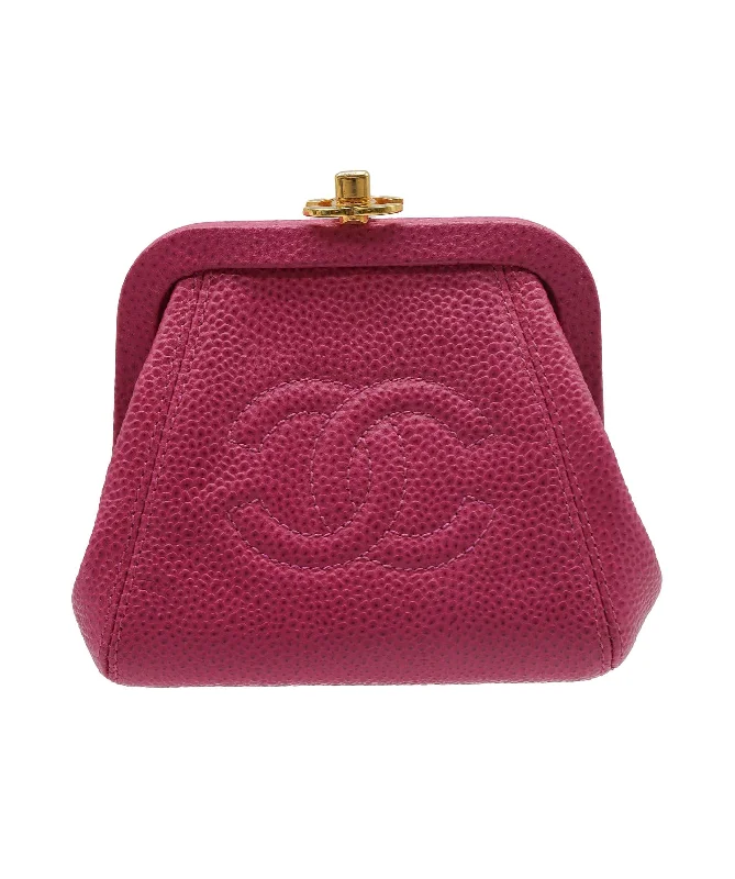 Chanel New Arrival Handbag with Gold Hardwarechanel hot pink cc turnlock kiss clasp coin pouch  DXBS2610