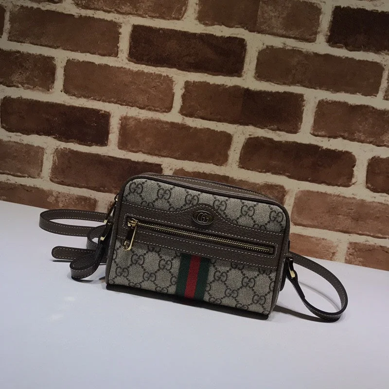 Women Gucci Sylvie bags featuring the signature web stripeBC - GUCCI BAG - 3328