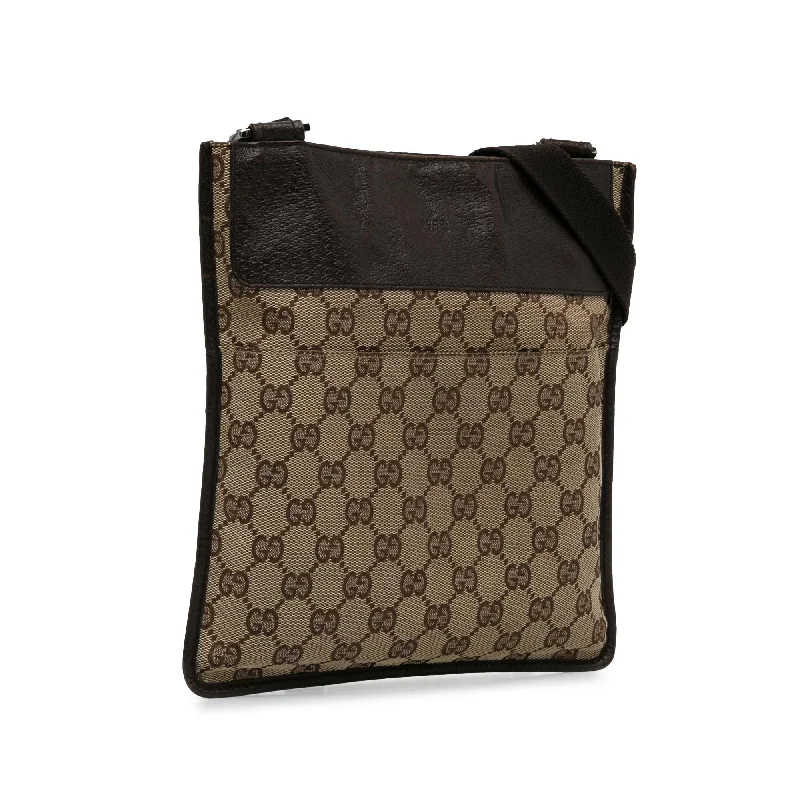 Ladies Gucci Dionysus bags with a chain - link shoulder strapGucci GG Canvas Flat Messenger (UptcBo)