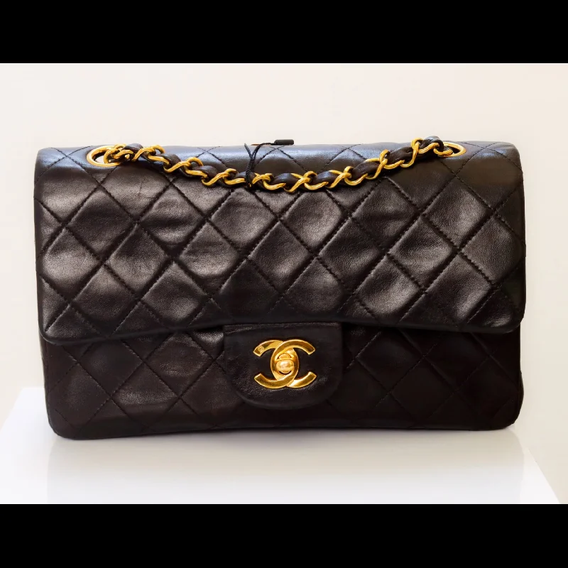 Chanel Colorful Handbag for Spring OutfitsChanel Matelasse Black Leather Quilted Chain Shoulder Bag with Dustbag