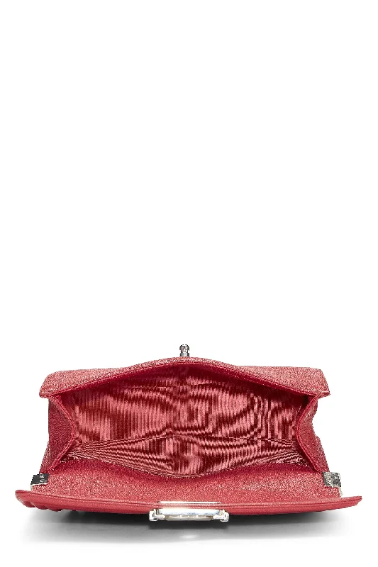 Chanel Quilted Leather Shoulder Bag for FashionistasChanel,  Red Quilted Caviar Boy Bag Medium, Red