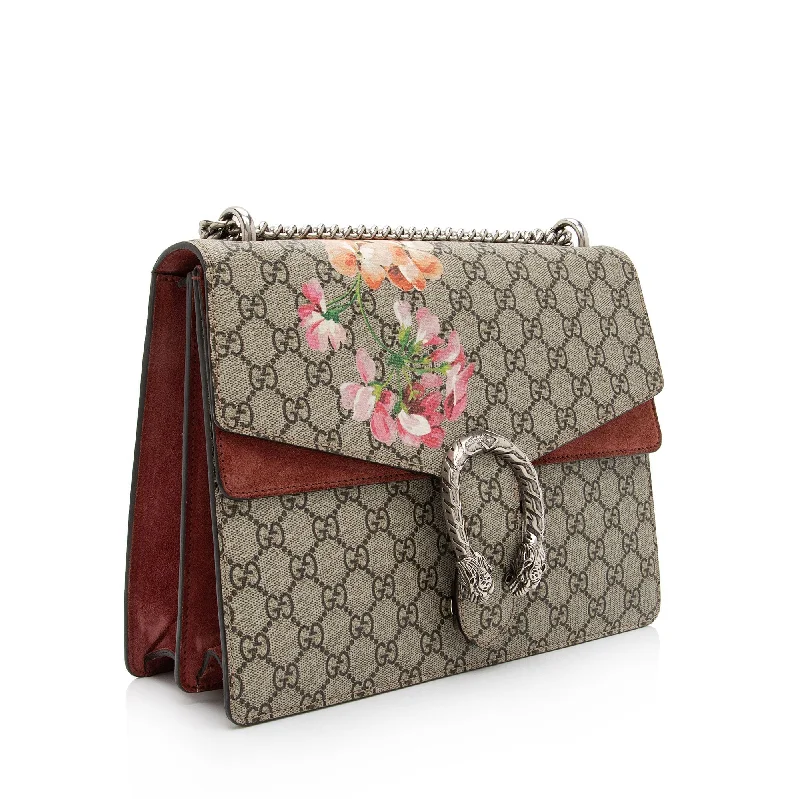 Ladies Gucci shoulder bags with a single - handle designGucci GG Supreme Blooms Dionysus Medium Shoulder Bag (SHF-sUU0yj)