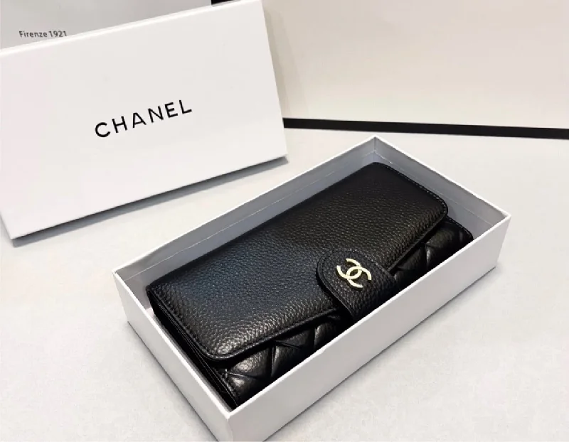 Chanel Luxury Handbag for High - End EventsBlack Chanel woman wallet