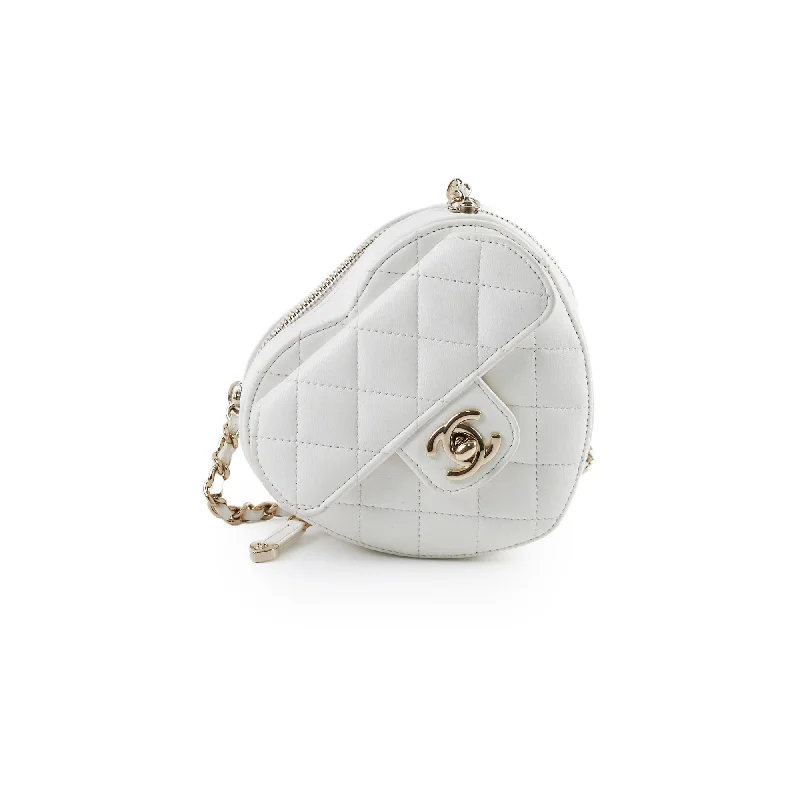 Chanel Limited Edition Handbag for CollectorsChanel Mini Heart Bag White 32 Series