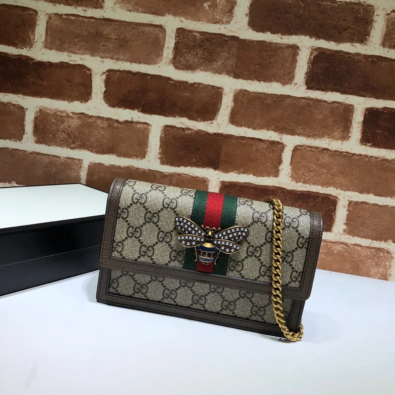 Ladies Gucci shoulder bags with a tassel decorationBC - GUCCI BAG - 3267