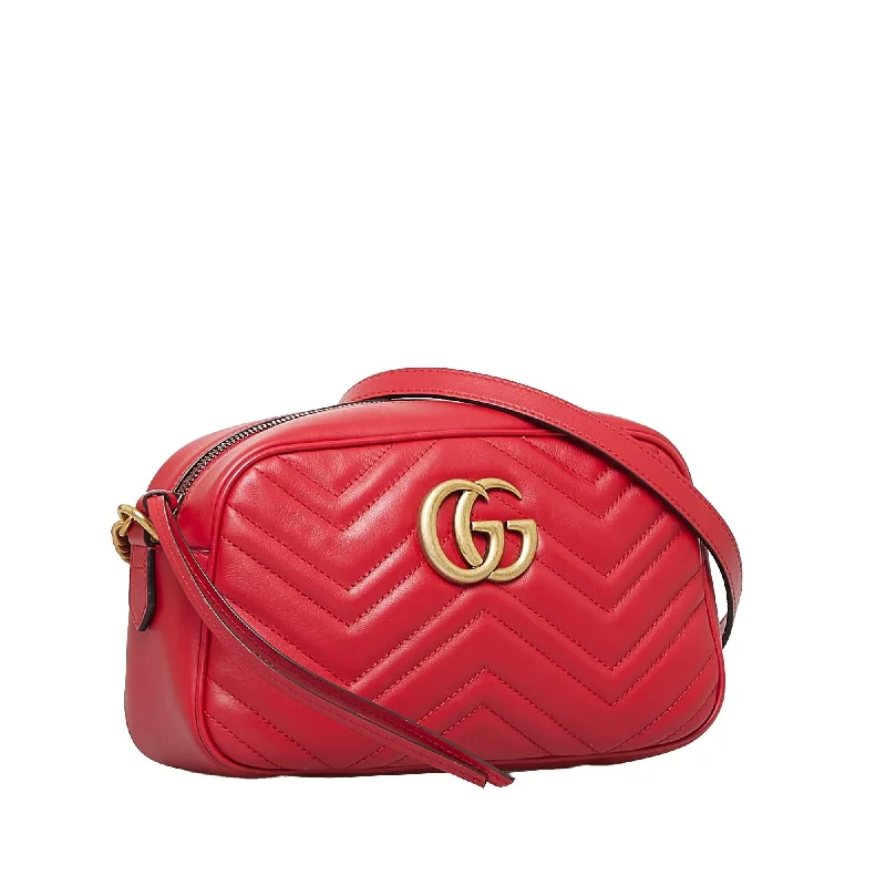 Gucci handbags for women with a beaded trimGucci GG Marmont Matelasse Crossbody Bag (SHG-u1k51Y)