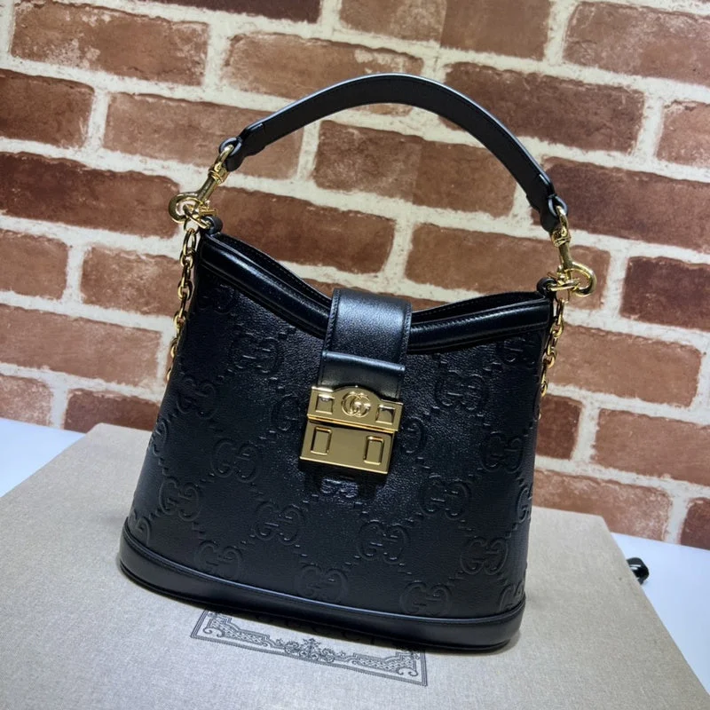 Ladies Gucci shoulder bags with a magnetic - closure flapBC - GUCCI BAG - 3291