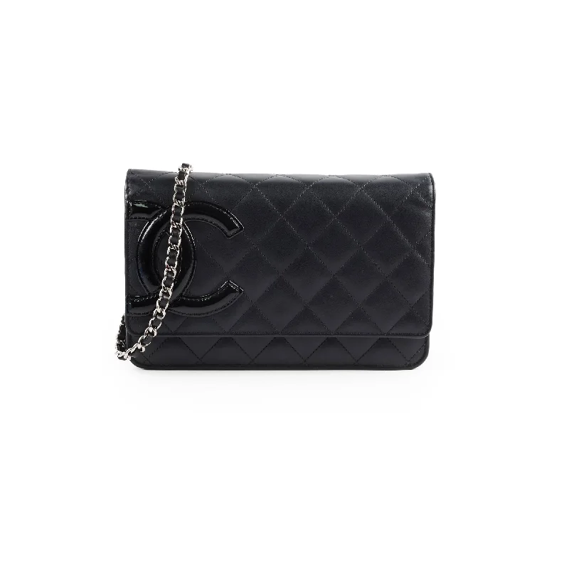 Chanel Classic Flap Bag for Evening PartyChanel CC Cambon Wallet on Chain WOC Black