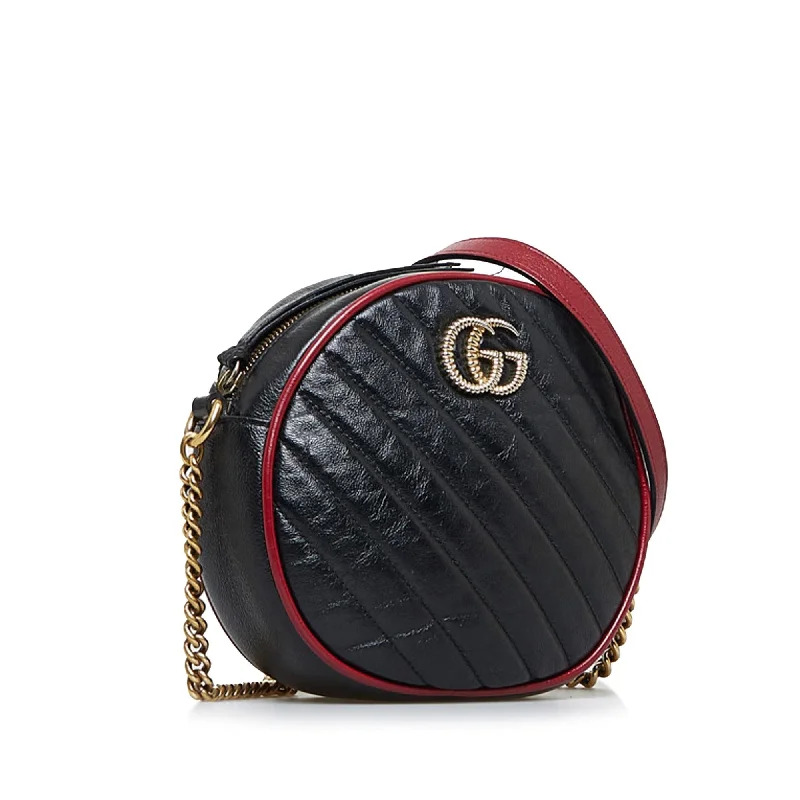 Gucci Dionysus bags for women with tiger - head claspsGucci Round GG Marmont Crossbody Bag (SHG-4utPJf)