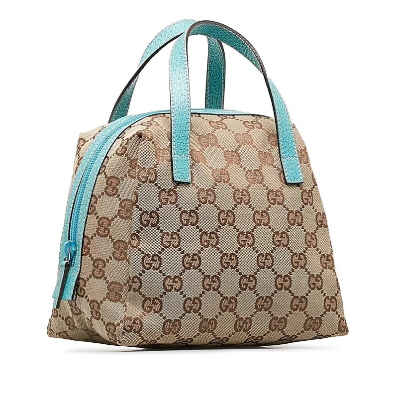 Women Gucci bags with a zip - around closure for securityGucci GG Canvas Handbag (31oVHS)