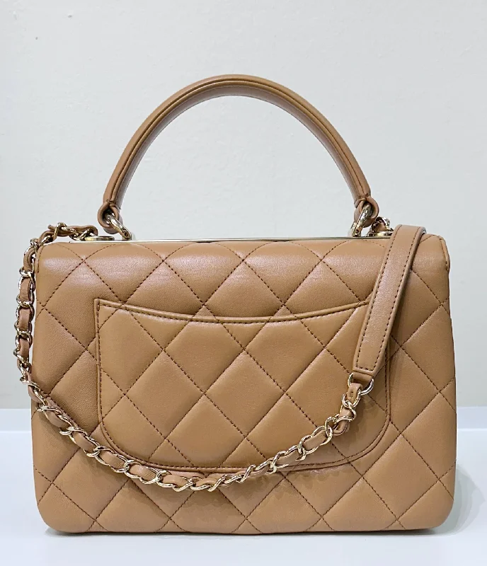 Chanel Limited Edition Handbag for CollectorsCHANEL  Small Trendy CC  Handle Flap Bag 19K Brown